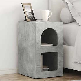 vidaXL Nightstand Concrete Gray 29.5x35x50cm Constructed Wood 891230