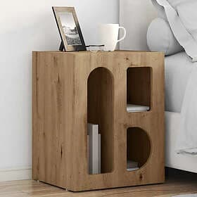 vidaXL Nightstand Artisan Oak 40x35x50cm Constructed Wood 891262