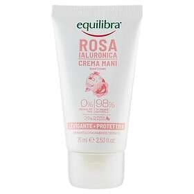 Equilibra Rose Hand Cream With Hyaluronic Acid 75ml