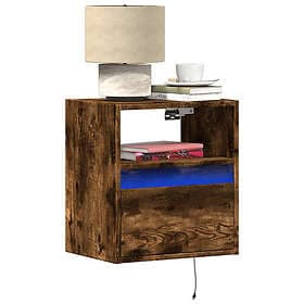 vidaXL 3307983 Nightstand With LED