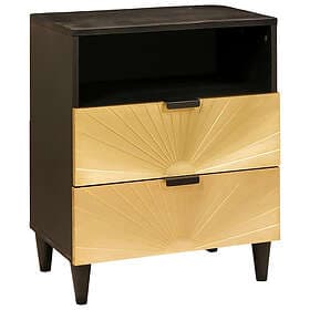 vidaXL 4017838 Bedside Table With Drawer 50x33x62cm