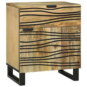 vidaXL 4017944 Nightstand With Drawer 50x33x60cm