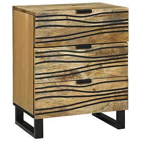 vidaXL 4017945 Nightstand With Drawer 50x33x62cm