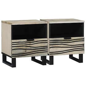 vidaXL 4017979 Nightstand With Storage 40x33x46cm