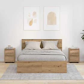 vidaXL 888816 Bedside Table 30,5 x 30 x 43 cm