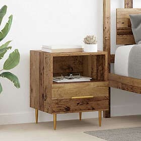 vidaXL 882076 Nightstand With Drawer 40 x 35 x 47,5 cm