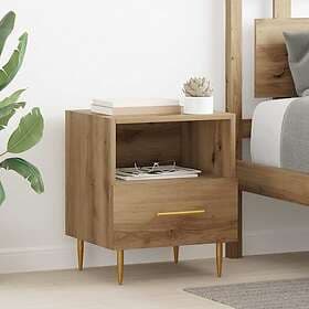 vidaXL 882077 Nightstand With Drawer 40x35x47,5cm