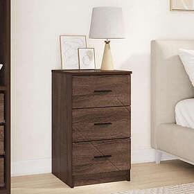 vidaXL 883381 Nightstand With Drawer 38x38x66cm