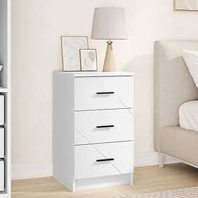 vidaXL 883374 Nightstand With Drawer 38 x 38 x 66cm