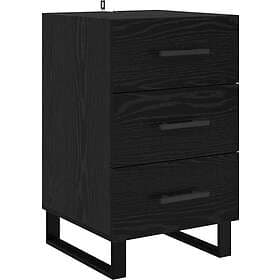 vidaXL 882145 Nightstand With Drawer 40 x 40 x 66 cm