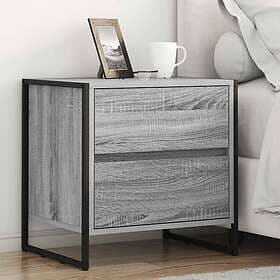 vidaXL 886684 Nightstand With Drawer 50x50cm