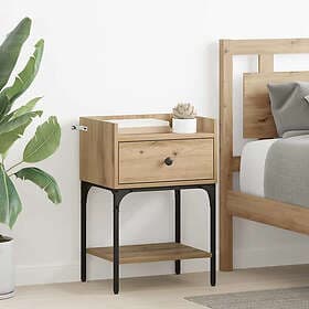 vidaXL 881828 Nightstand With Drawer 40x29x60cm