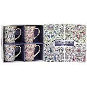 Lesser & Pavey William Morris Lustre Lodden Mug 4-pack