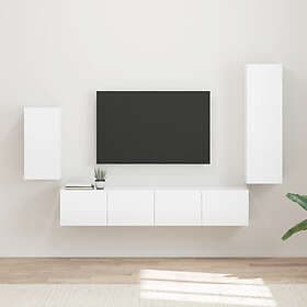 vidaXL 3409010 TV Bench Set Wall Mounted 3 pcs