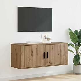 vidaXL 881154 Wall-mounted TV Storage Artisan Oak 100 x 34,5 x 40 cm