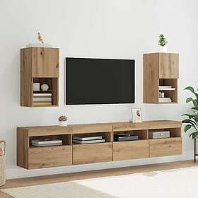 vidaXL 882945 Wall Mounted TV Cabinets 30.5 x 30 x 60 cm