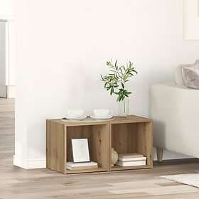 vidaXL 875089 TV Bench Set 37x35x37.5cm