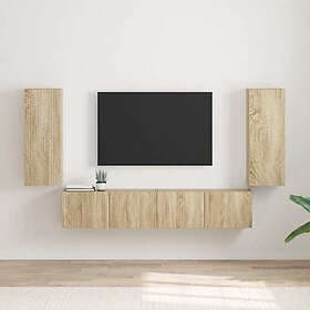 vidaXL 892294 TV Wall Shelf 30 x 31 x 80 cm