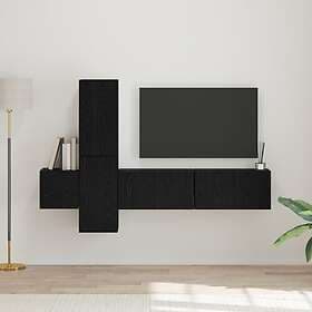 vidaXL 3393481 TV Bench Set Wall Mounted 5 pcs