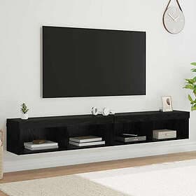 vidaXL 882970 TV Wall Cabinet Wall Mounted 2 pcs 100 x 30 x 30 cm