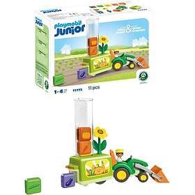Playmobil Junior 71773 Tractor with Load and Drop Planter