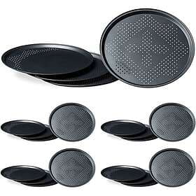 Relaxdays Perforated Pizza Pan 29cm 20-pack