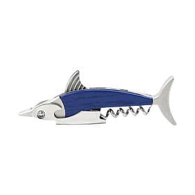 Kikkerland Marlin Corkscrew Blue