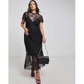 Lovedrobe Lace Tiered Hem Dress