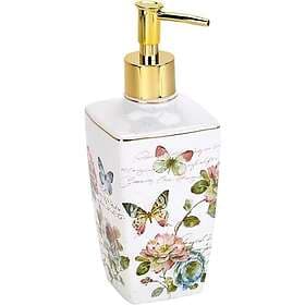Avanti Linens Linne Ceramic 13882D WHT Soap Dispenser
