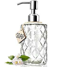 JASAI Diamond Design Glass GB-Clear-05 Soap Dispenser