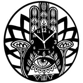 Instant Karma Clocks Hamsa 30cm