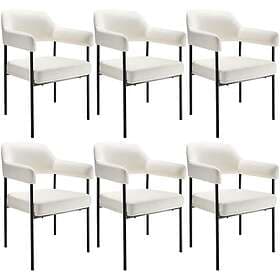 TecTake Doé Armchair 6-Pack