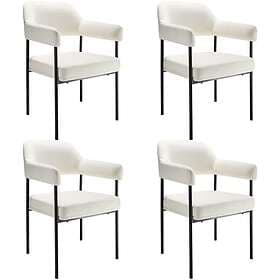 TecTake Doé Armchair 4-Pack