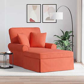 vidaXL Chaise Lounge Ribbed Fabric 42022953