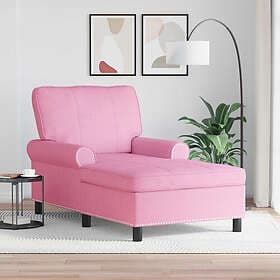 vidaXL Chaise Lounge with Pillow Fabric 42022938