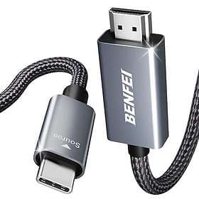 Benfei USB C to HDMI Cable 4.5m 000206grey-15f-stickerless