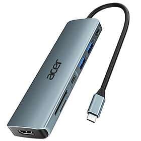 Acer USB C HUB with 4K HDMI, 2xUSB 3.0, 1x USB C 5Gbps, 100W PD, SD/TF card read