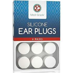 Medi Grade SEP06 Earplugs Noise Cancelling and Reusable 6 pairs
