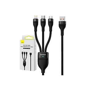 Baseus CASS030001 USB-A to Lightning / USB-C / Micro USB 100W 1.2m