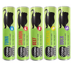 Cosma Snackies Freeze-Dried Chicken, Tuna, Duck, Salmon & Beef 76 g