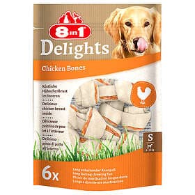 8in1 Vitality Delights Chew Bone Chicken 4x210g