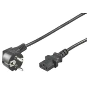 MicroConnect CEE 7/7 (angled) - IEC C13 0.5m
