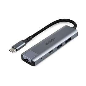 Lindy USB 3.2 Gen 2 Type C Hub