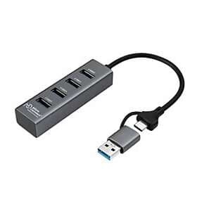 MicroConnect USBHUB4-2IN1 4-Port with USB-C
