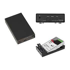 KALEA-INFORMATIQUE USB-aluminiumhölje för 2.5 3.5 SATA HDD-hårddisk och M2 NVMe 