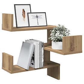 vidaXL Corner Wall Shelves 40x40x49.5cm (2-pack)