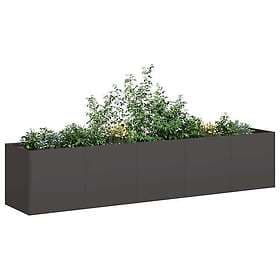 vidaXL Kruka 200x40x40 cm Svart