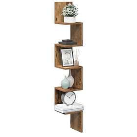 vidaXL Corner Wall Shelf 20x20x127.5cm