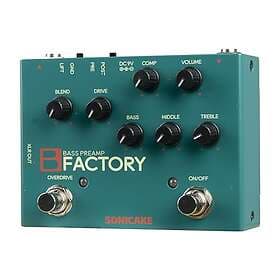 Sonicake Baspedal Overdrive Analog Förförstärkare EQ Pedal Med Kompressionseffek