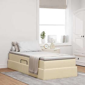 vidaXL Kräm Bed Frame 3370198 90x190cm